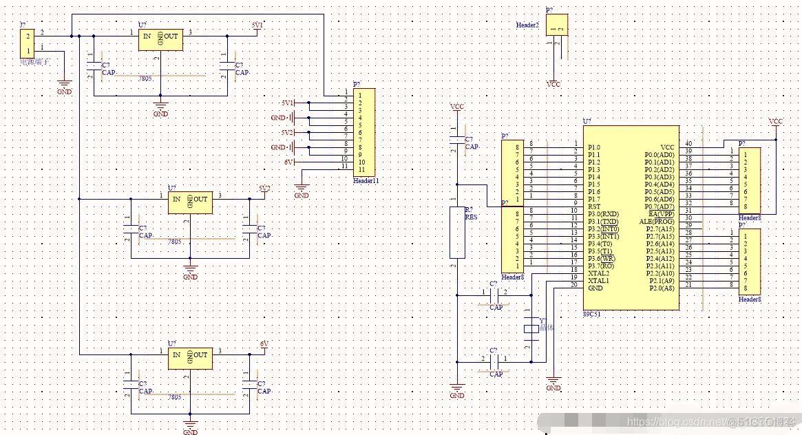 Altium Designer 18 速成实战 第三部分 原理图的绘制 （二十三）实例绘制原理图--AT89C51_ Altium Designer 18_48